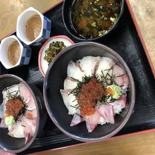 鯛・ぶり・いくら丼