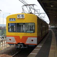 三岐線の電車