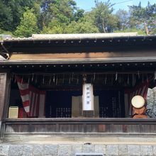 紅葉神社の岩戸神楽の神殿