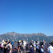 西穂駅展望台の眺望は最高です