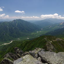 振り返っての景色