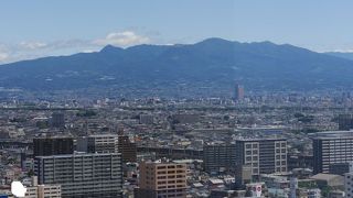 展望ロビーからの街の広がりがすばらしい