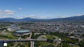 ３６０度の見晴らしがよい展望フロア