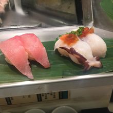 まぐろ、生たこ