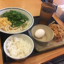 卵かけご飯朝食大盛