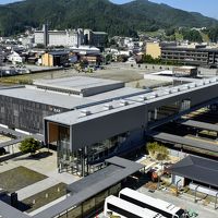 高山駅が眼下に