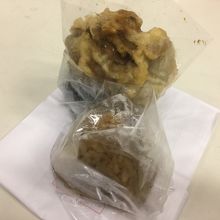 うなぎまぶしむすびと舞茸天むす