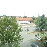 お部屋からアルビ大聖堂が望めます