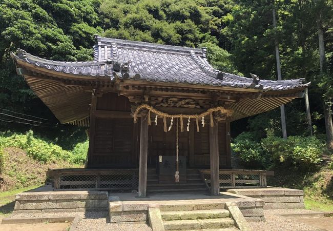 鎌倉今泉　今泉白山神社　人はあまりいませんが歴史はあります