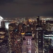 金曜日の夜の夜景