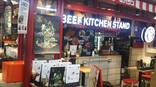 ステーキなどがとても美味しい