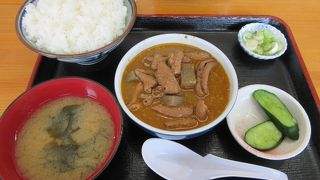 もつ煮定食　590円！　美味し！