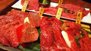 おすすめ部位の盛り合わせ