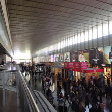 駅の２階より全体像