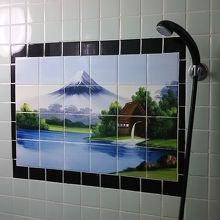 風呂の絵。昭和だ。