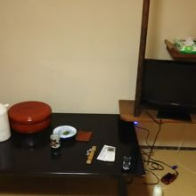 部屋は広い。