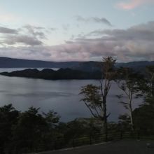 十和田湖の夕暮れ