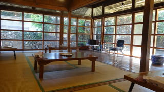 民家風でくつろげる