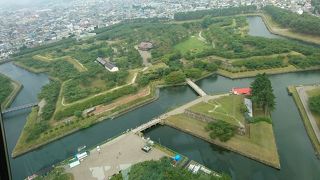 五稜郭はタワーから
