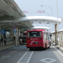 バス乗り場です。