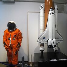 スペースシャトルの模型