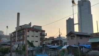 日が落ちる頃は