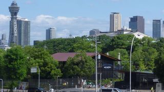 下から通天閣見るなら