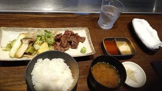 ランチはリーズナブル