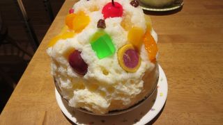 がんばって食べました