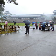 石川門近くからの風景