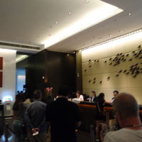 チェックアウト時のフロントは待たされた