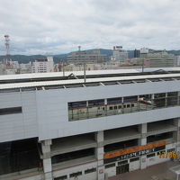 部屋の目の前が福島駅