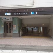 小田急線と千代田線の連絡駅です。