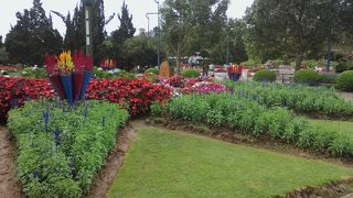 大きなフラワーガーデン