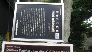 木々に囲まれた綺麗な公園