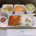 カレーが食べやすかった「キャセイパシフィック航空」