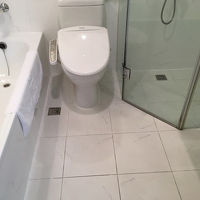 バスルームもとってもきれい。