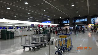 第一ターミナルを利用することが多かったので、ちょっと緊張しました。