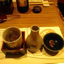 出汁が濃いヒレ酒