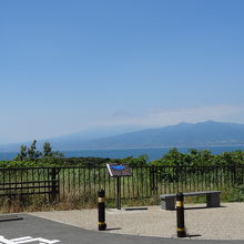 展望台から見える富士山