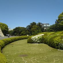 江戸城天守閣跡は石垣だけしかないが巨大で、見晴らしも良い。