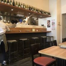 おしゃれな店内