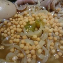 後半で味を変えてみた