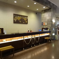 ロビーにあるフロント