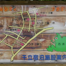 宿泊施設の地図