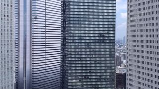 高層レストラン街には、無料の展望室