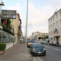 ホテル前の通り