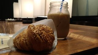 念願のプレッツェルクロワッサン