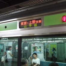 山手線の行き先案内