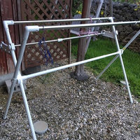 物干し竿があり、便利です。